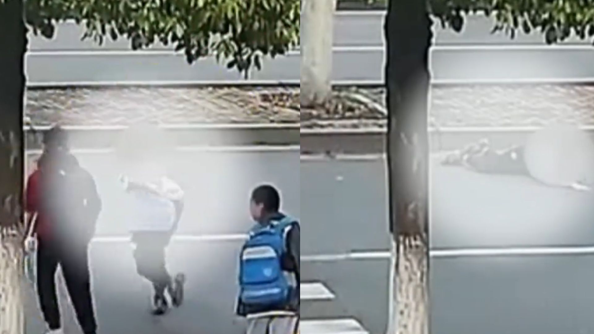 男孩过马路追气球视频(小男孩拿着气球跑的简笔画)