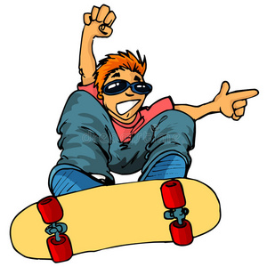 滑板追飞机的男孩动漫图片(滑板追飞机的男孩动漫图片可爱)